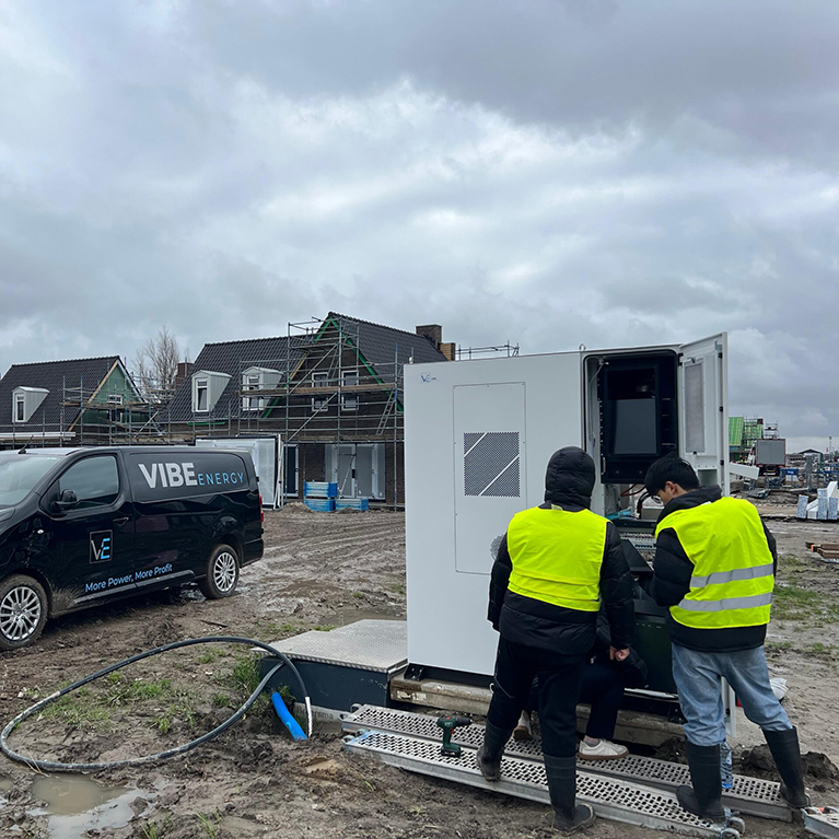 Energieopslag voor bedrijven door Vibe Energy